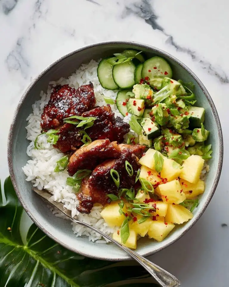 Skillet Chicken Adobo with Coconut Rice Recipe