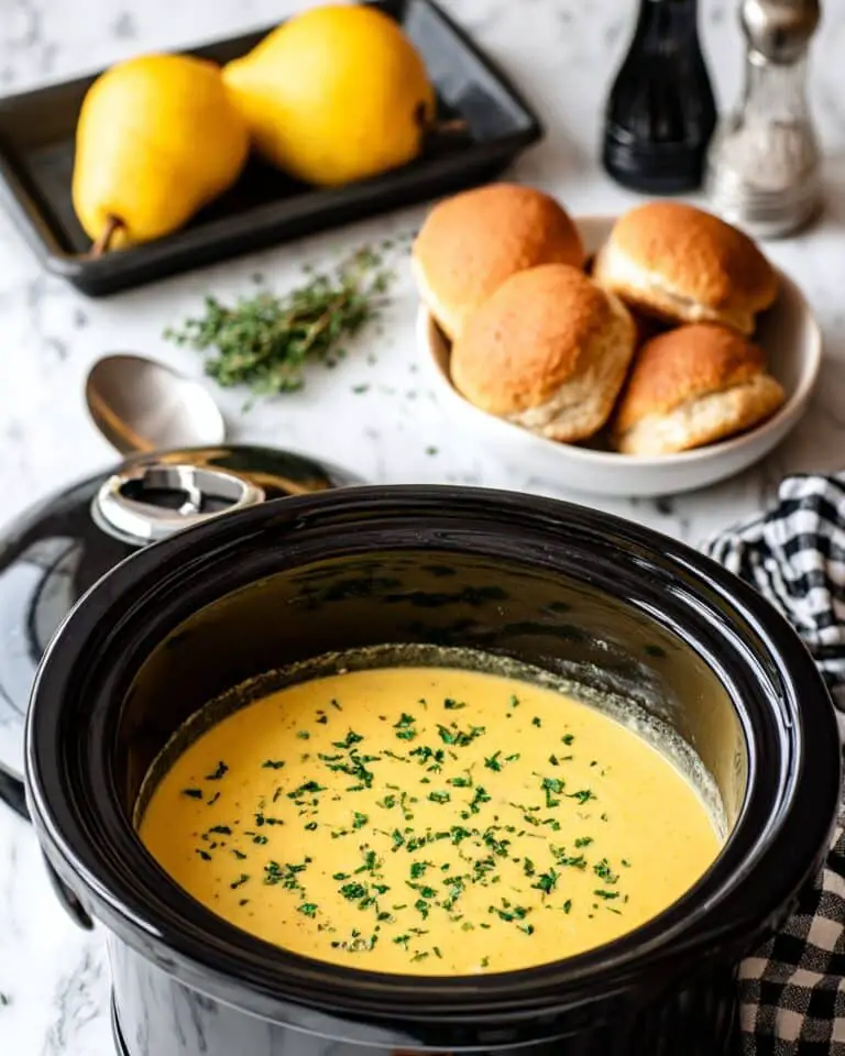 Slow Cooker Potato Leek Soup Recipe