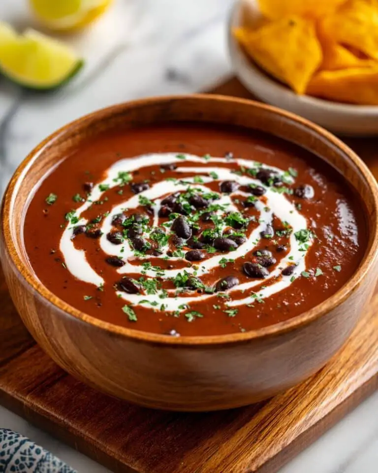 Mexican Style Black Bean Soup Recipe