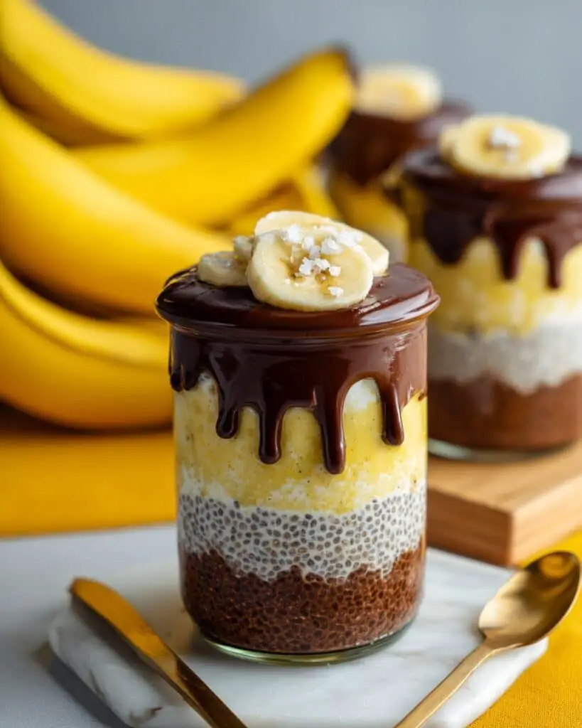 Chocolate-Banana–Peanut Butter Chia Pudding Recipe
