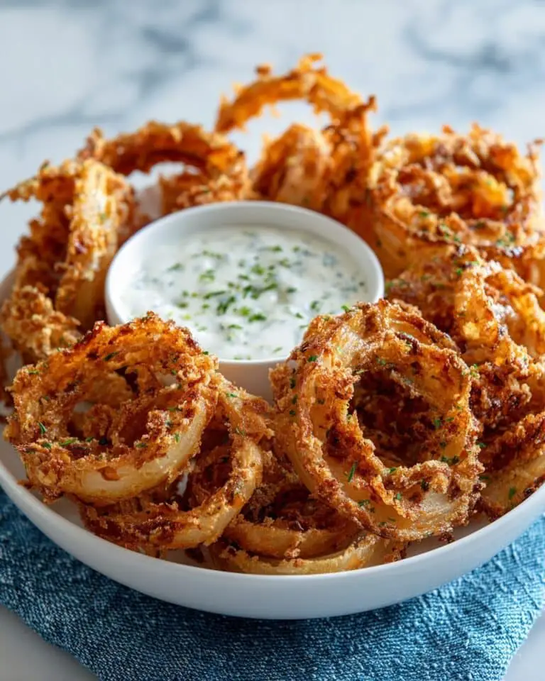 Crispy Onion Ring Chips Recipe