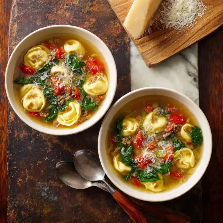 Rustic Italian Tortellini Soup Recipe