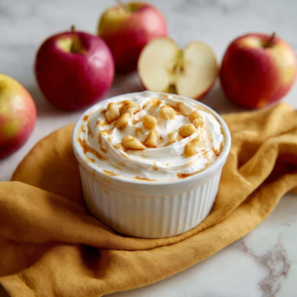 4 Ingredient Cottage Cheese Apple Dip Recipe