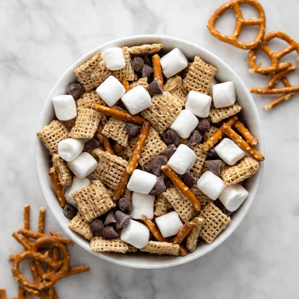 Snowman Snack Mix Recipe