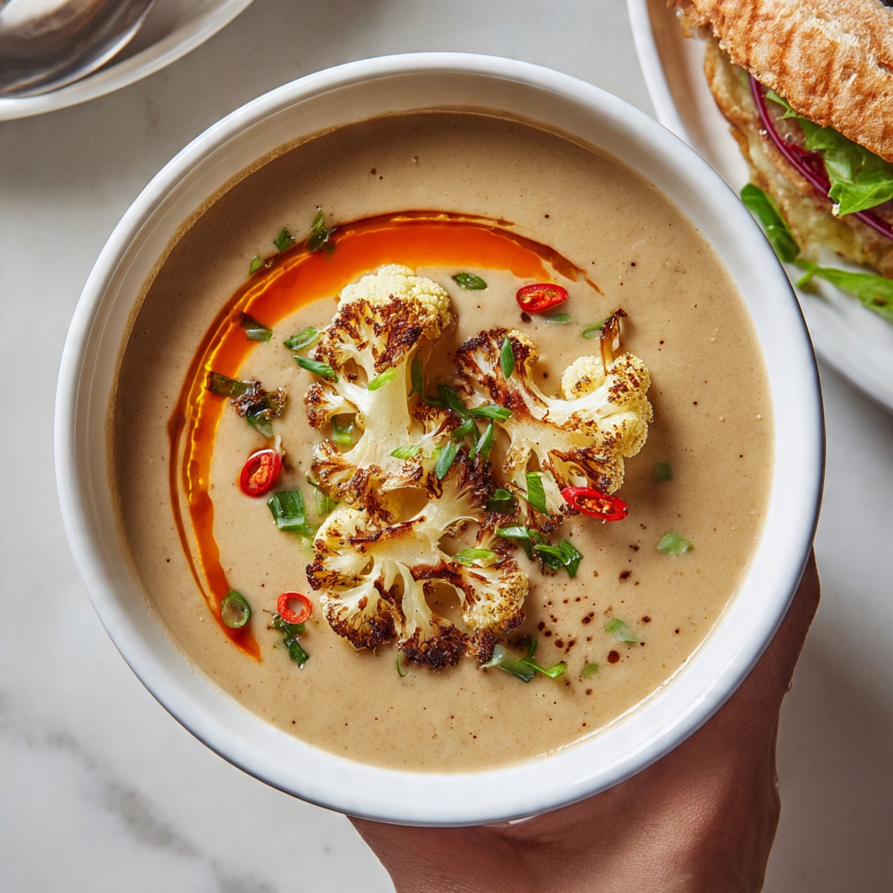 Vegan Cauliflower Soup Recipe