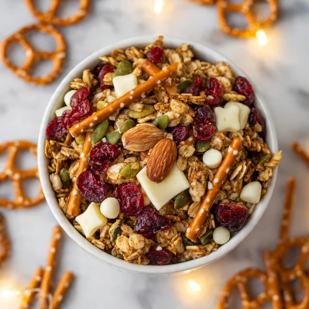 Cranberry White Chocolate Trail Mix Recipe