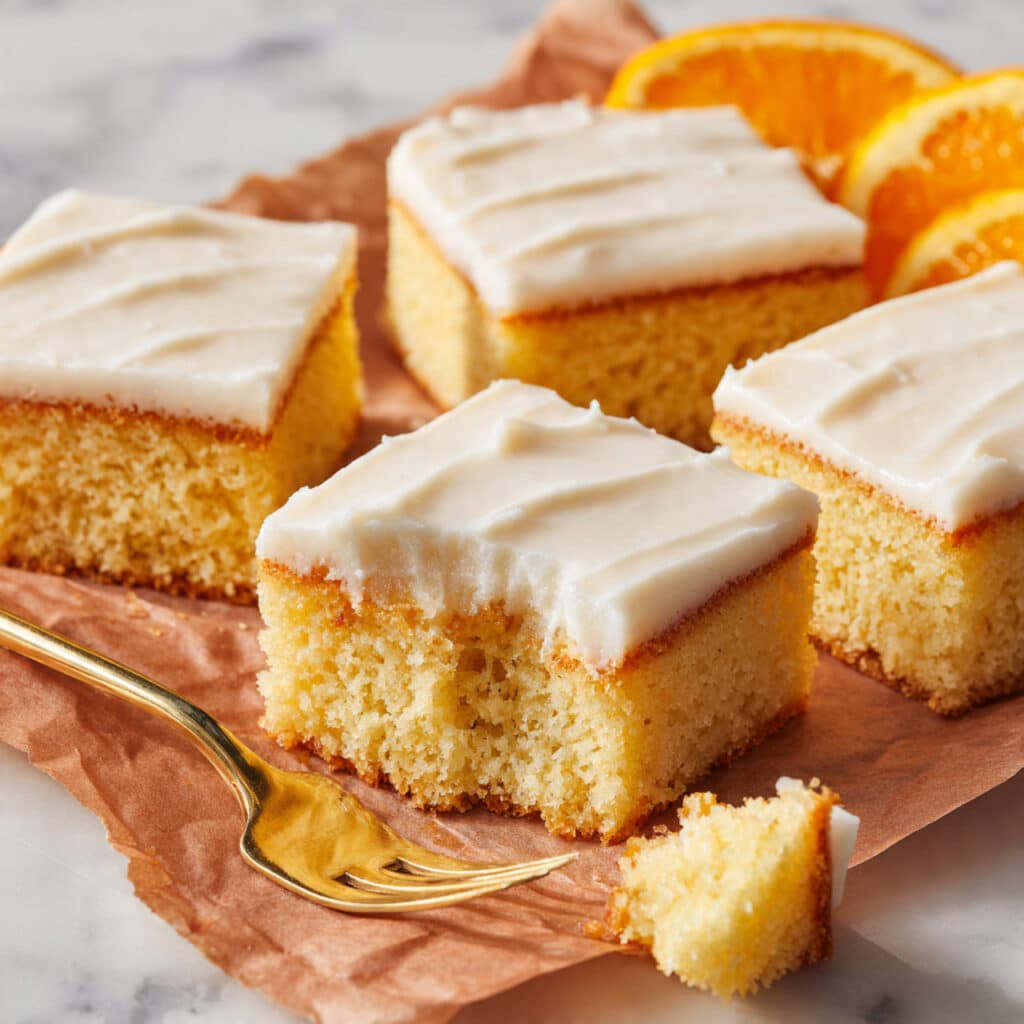 Creamsicle Yogurt Snack Cake Recipe