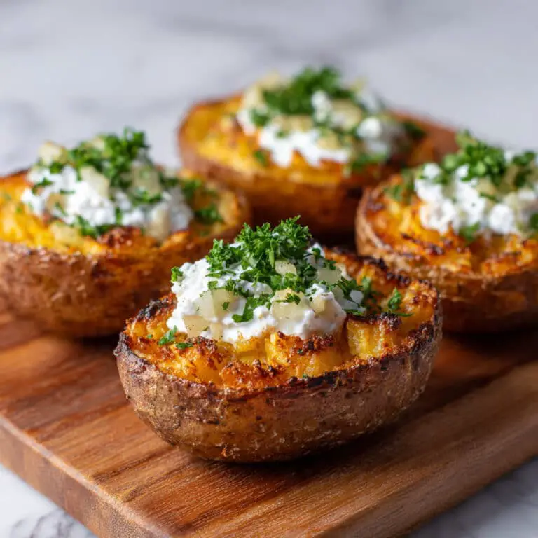 Crispy Smashed Sweet Potatoes with Whipped Feta & Hot Honey Recipe