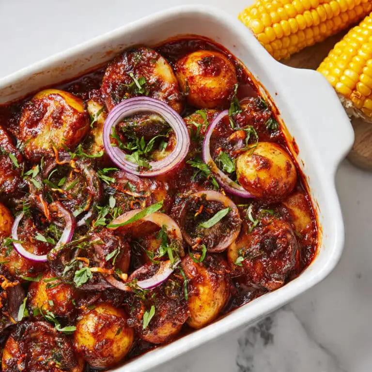 BBQ Chicken and Potato Bake Recipe