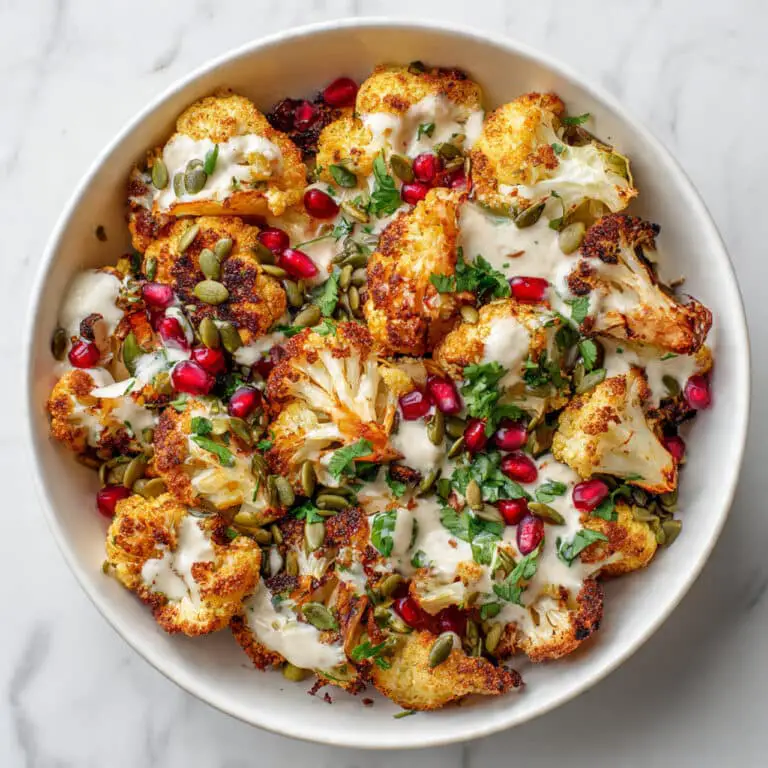 Roasted Cauliflower Tahini Salad Recipe