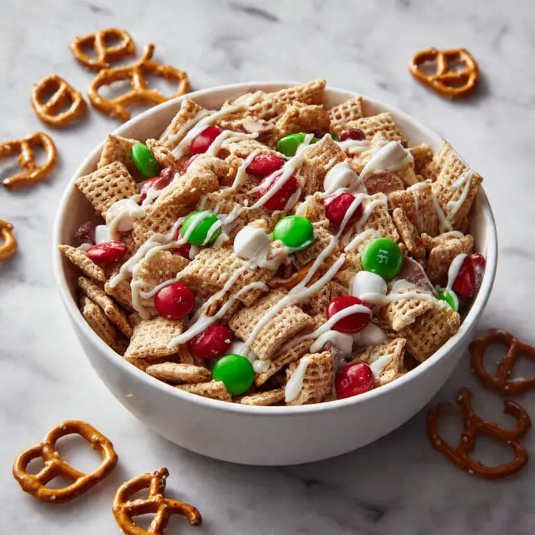 Christmas Crunch Mix: Festive Sweet and Salty Holiday Snack Recipe