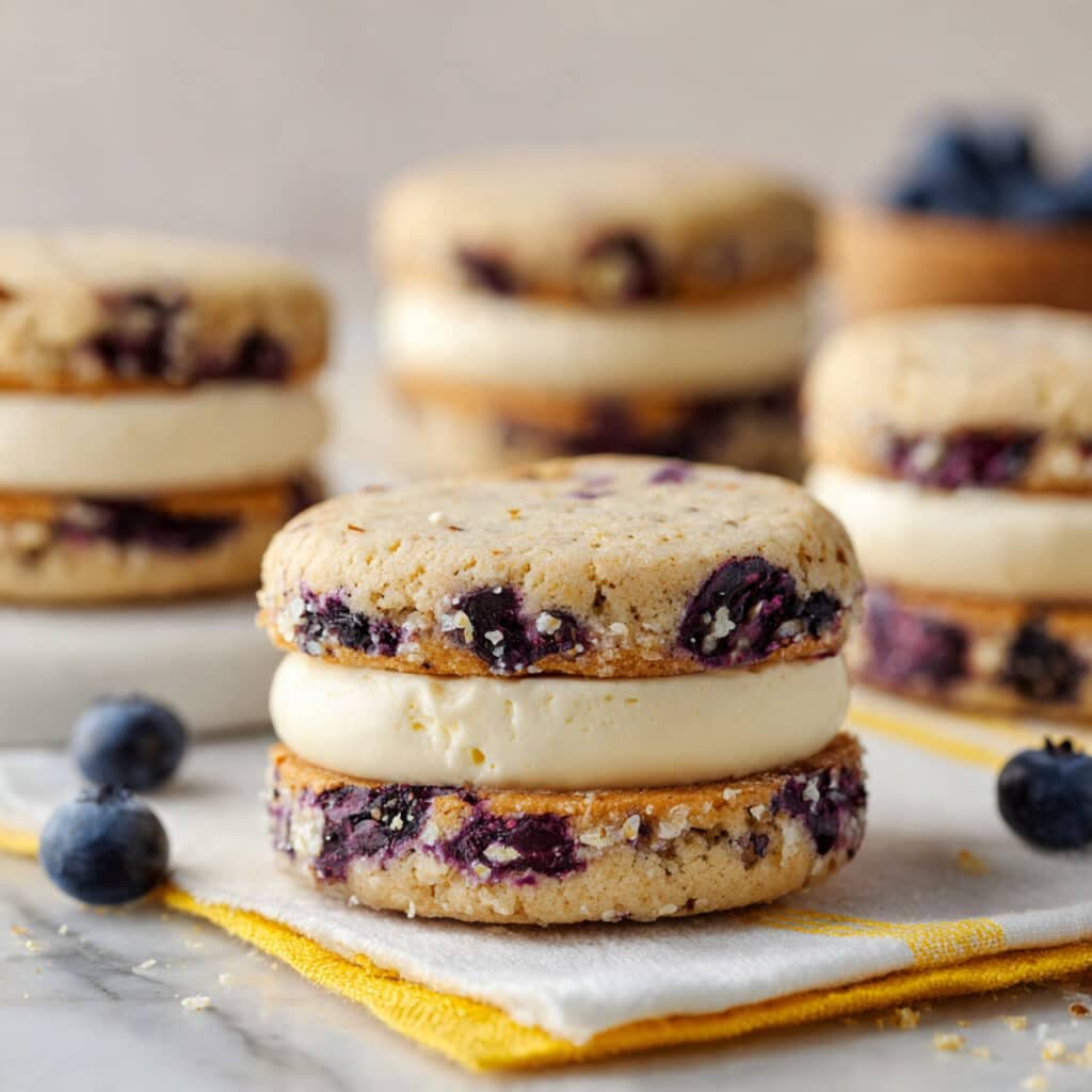 Lemon Blueberry Whoopie Pies Recipe