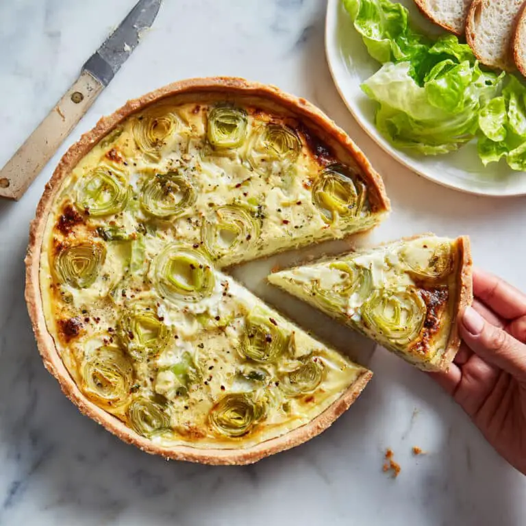 Winter Vegetable Quiche Recipe