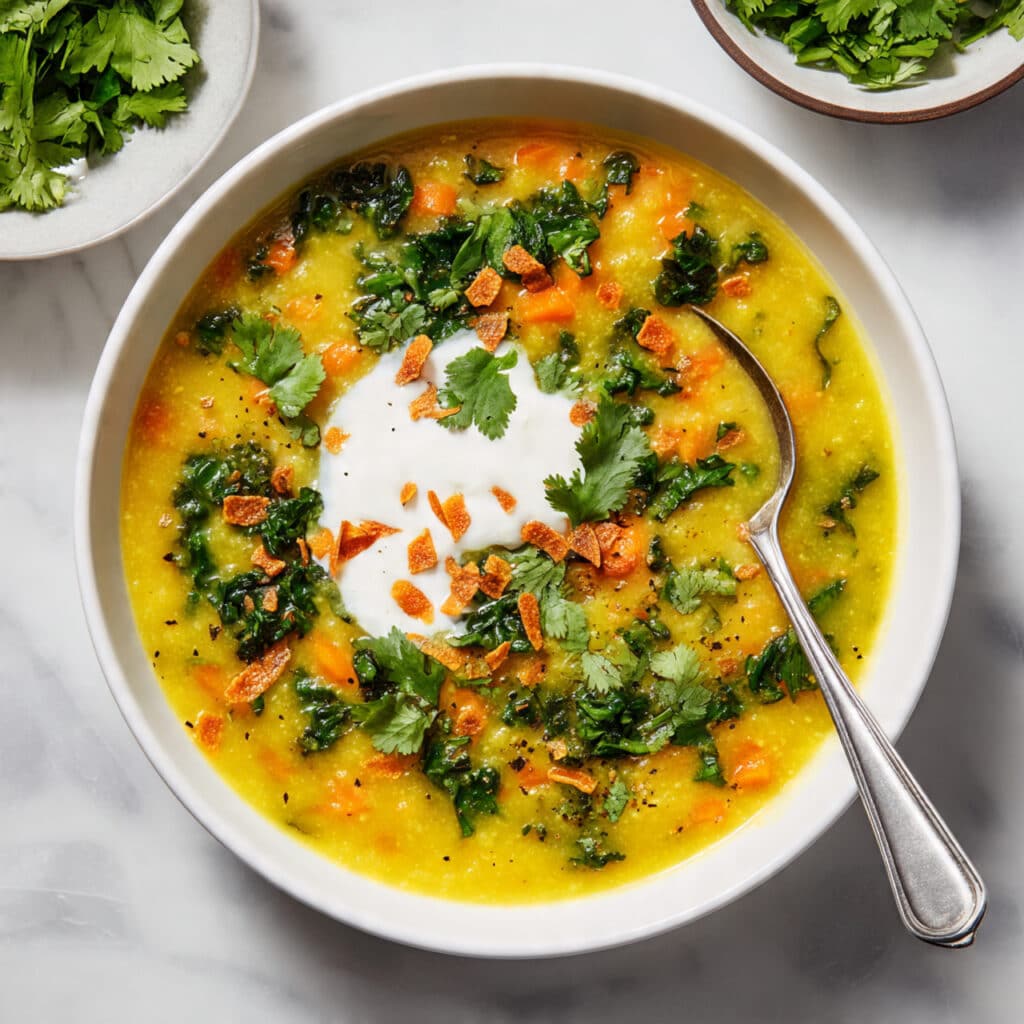 Creamy Mulligatawny Soup with Chicken, Lentils, and Apple Recipe