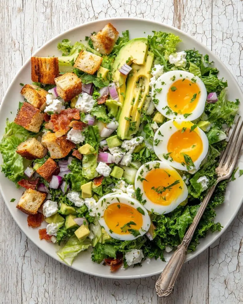 Breakfast Salad with Avocado and Egg Recipe