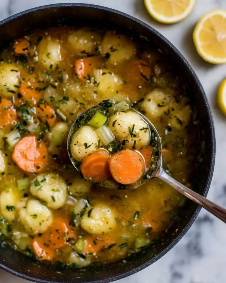 Lemony Chicken Stew with Orzo Recipe