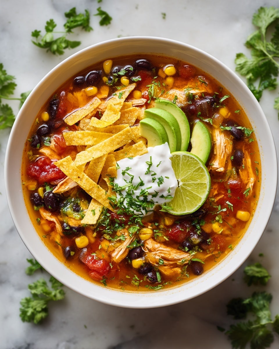 Mexican Chicken Tortilla Soup Recipe