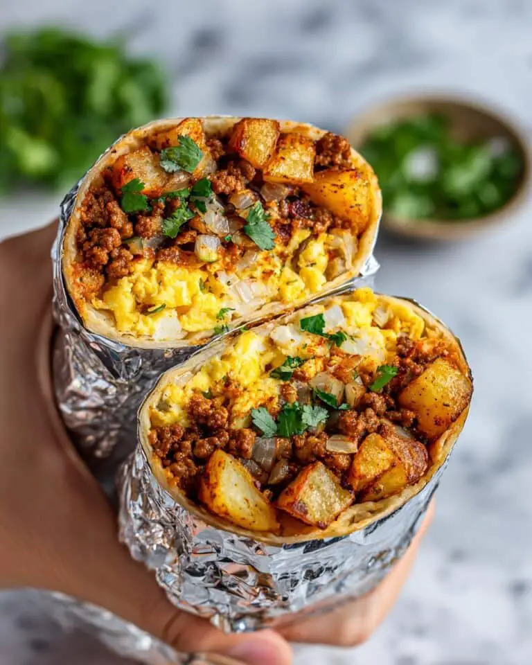 Chorizo Breakfast Burrito Recipe