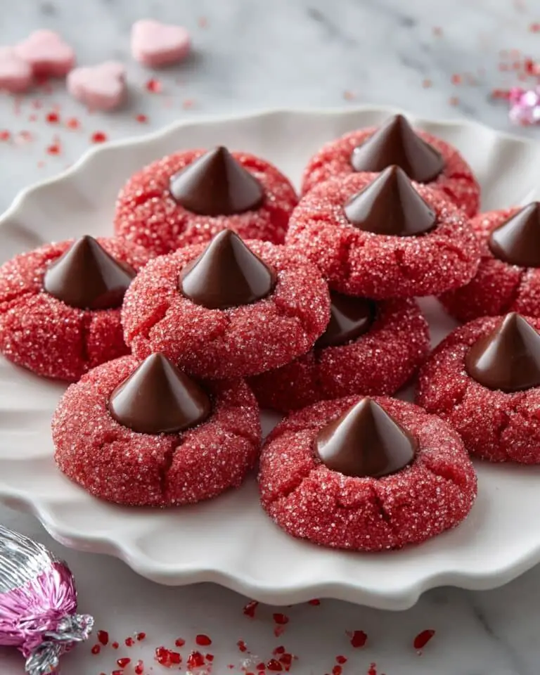 Easy Hershey’s Red Velvet Blossoms Cookies Recipe