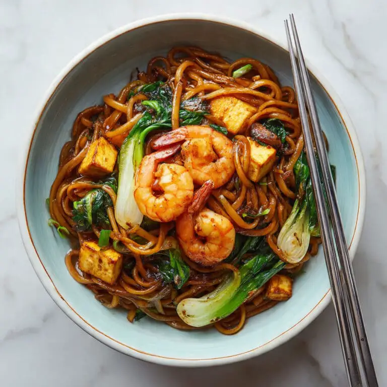Asian Saucy Shrimp Udon Noodles in 15 Minutes Recipe