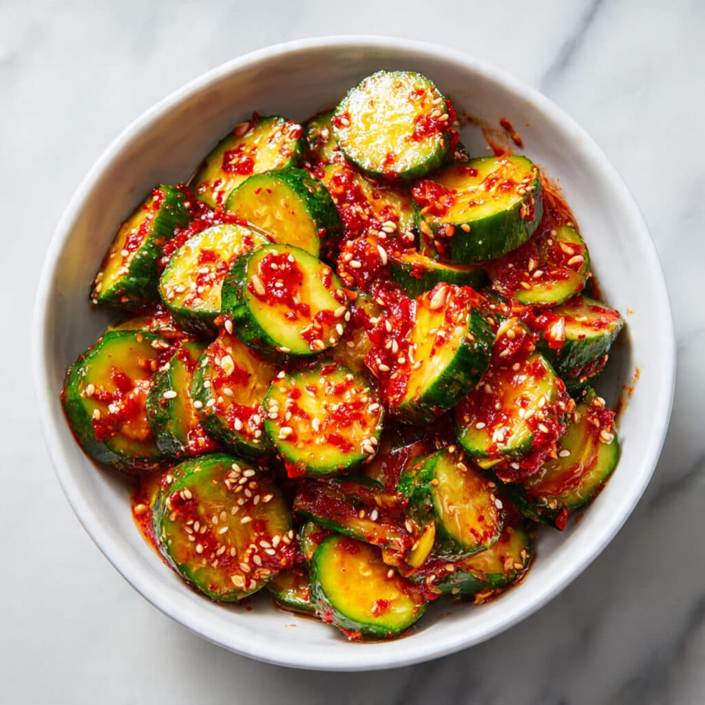Oi Muchim (Spicy Korean Cucumber Salad) Recipe