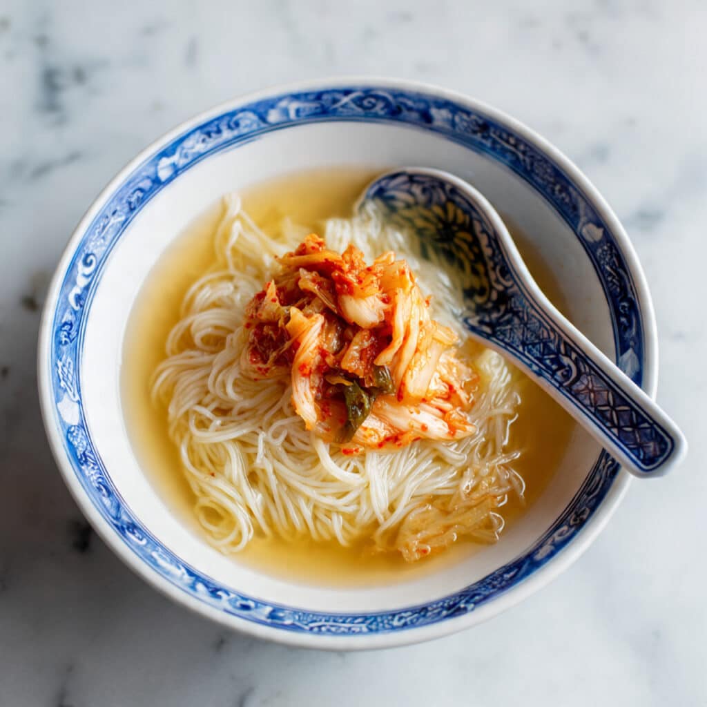 Cold Noodles with Cucumber and Carrot in a Tangy Sesame Soy Dressing Recipe