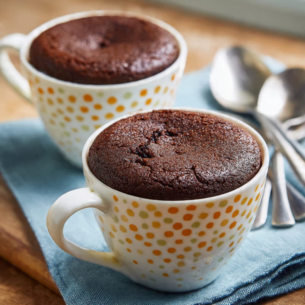 2 Minute Chocolate Mug Cake Recipe