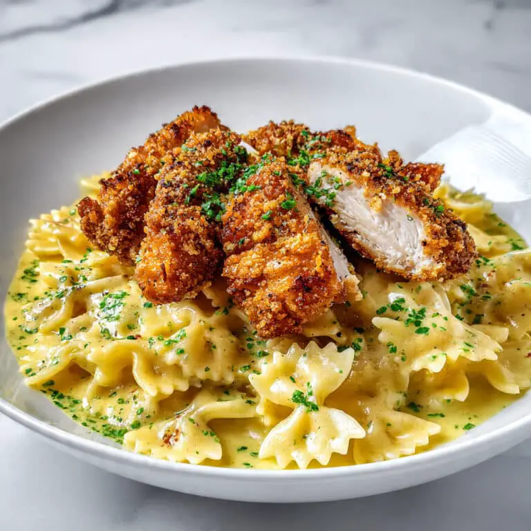 Garlic Butter Chicken with Bowtie Pasta Recipe