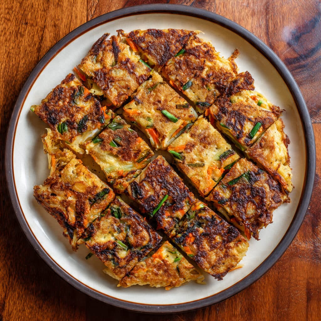 Haemul Pajeon (Savory Korean Seafood Pancakes) Recipe