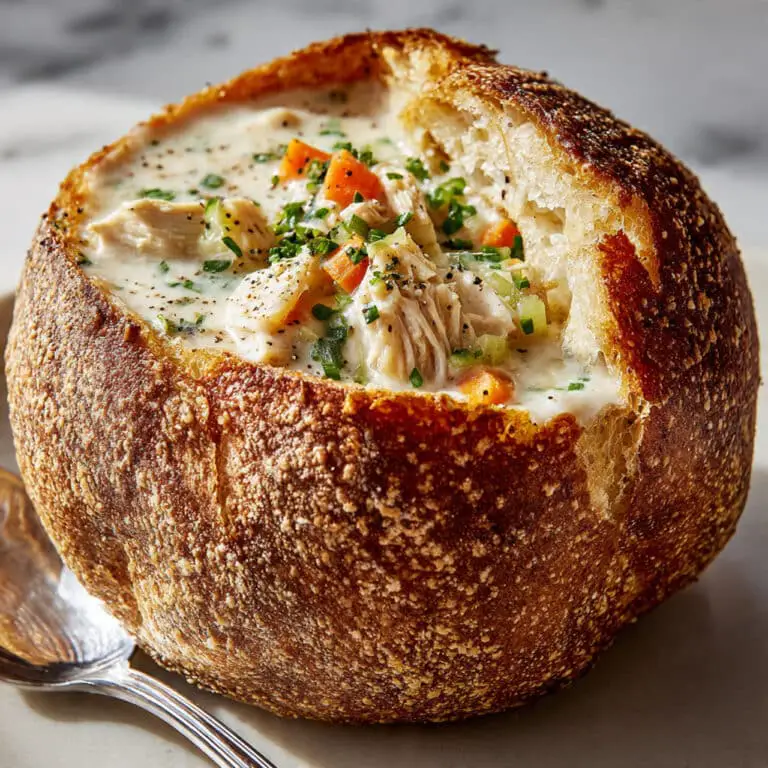 Clam Chowder in Sourdough Bread Bowl Recipe