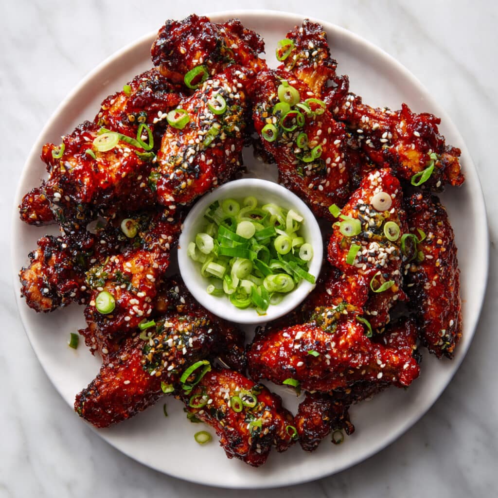 Spicy Gochujang Korean Chicken Wings Recipe