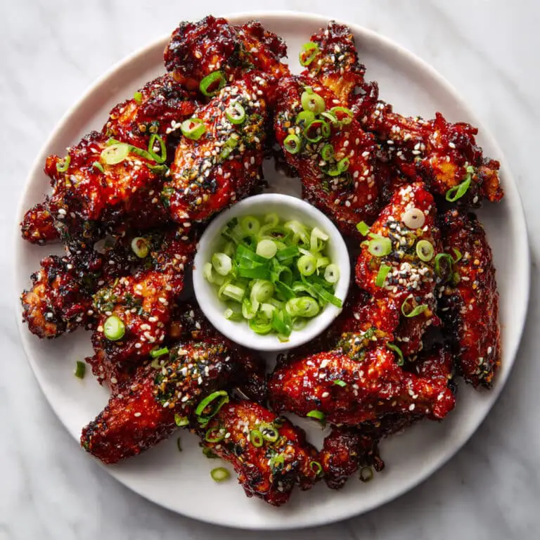 Spicy Gochujang Korean Chicken Wings Recipe
