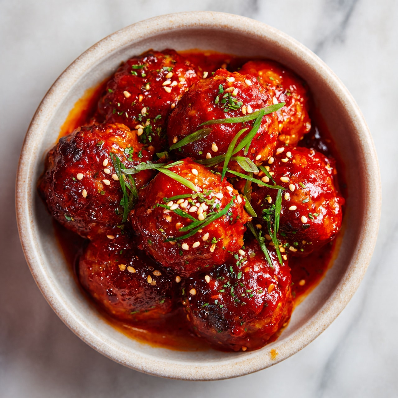 Korean BBQ Meatballs Recipe