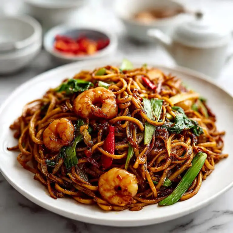 Fragrant Shrimp Scallion Oil Lo Mein Recipe
