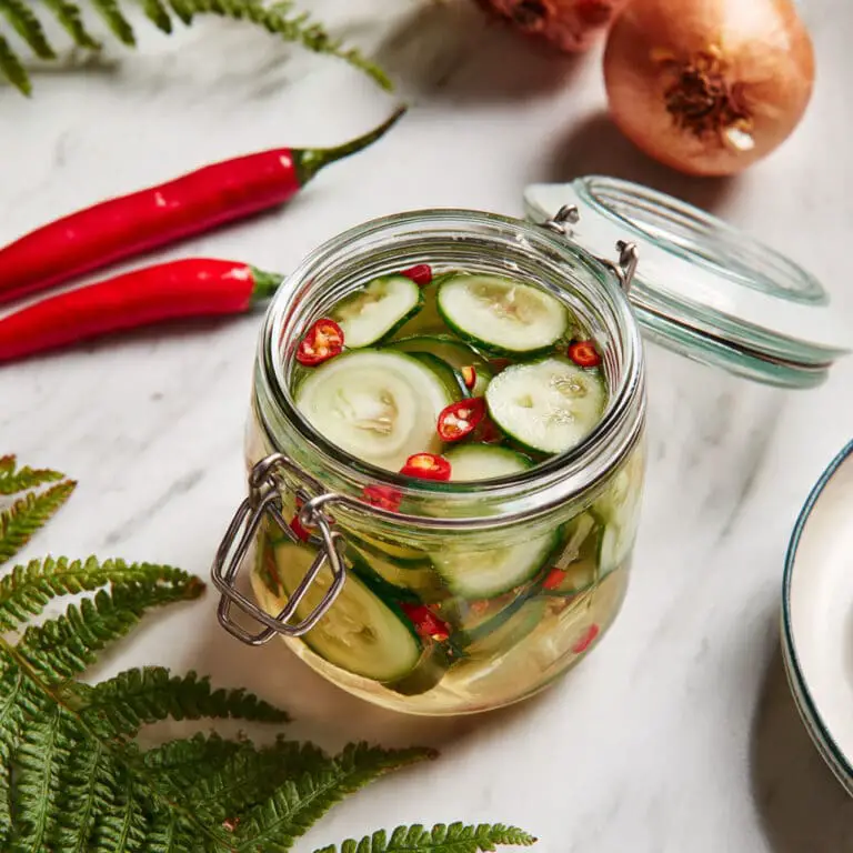 Quick Pickled Asian Cucumbers Recipe