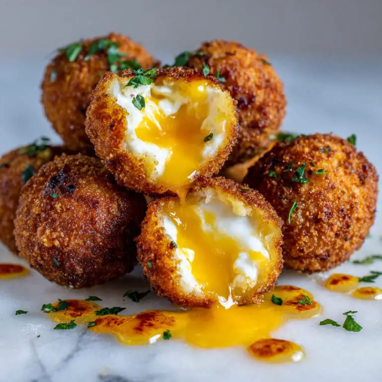 Fried Burrata with Spicy Sauce Recipe