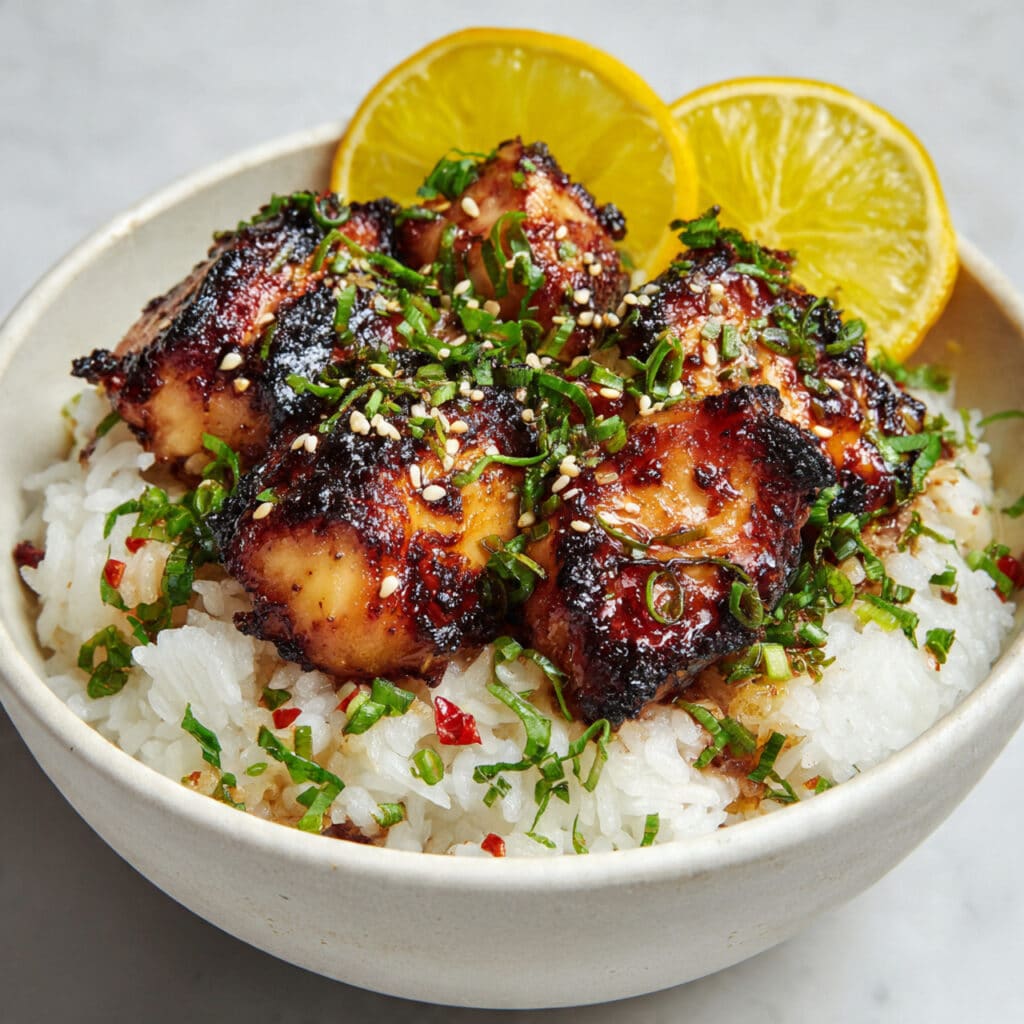 Hawaiian Chicken with Coconut Rice Recipe