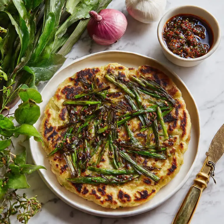 Crispy Korean Pajeon (Green Onion Pancake) Recipe