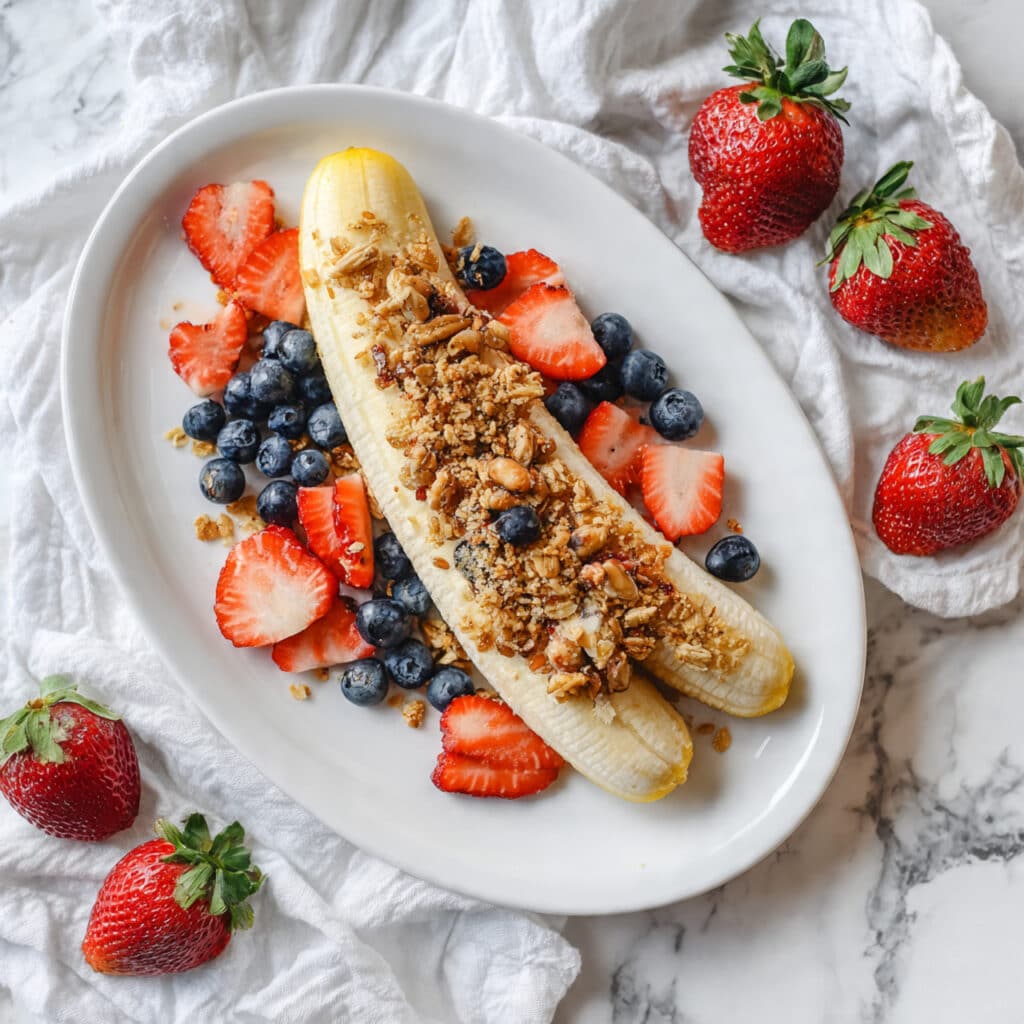 Yogurt Banana Split Recipe