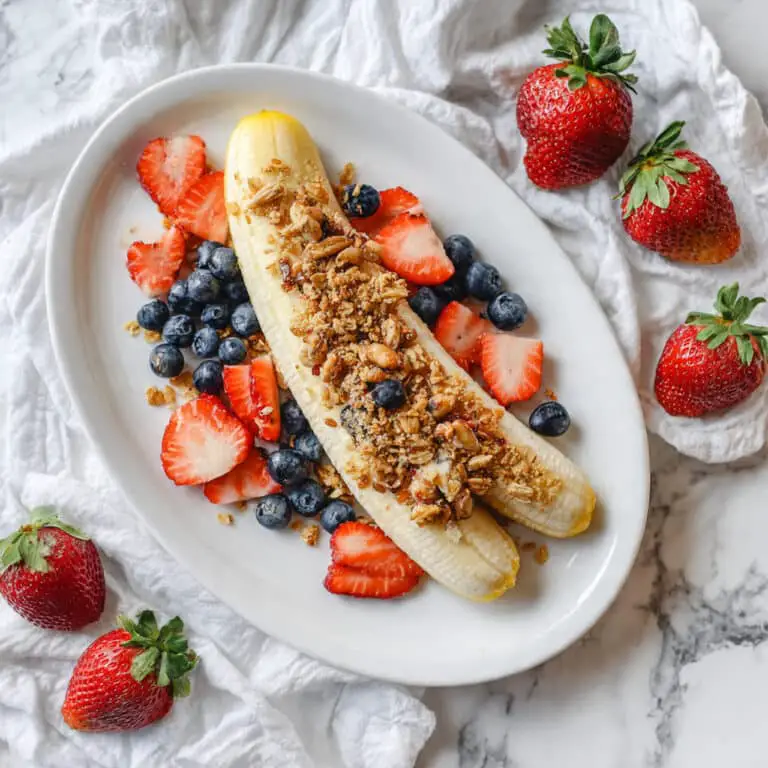 Yogurt Banana Split Recipe