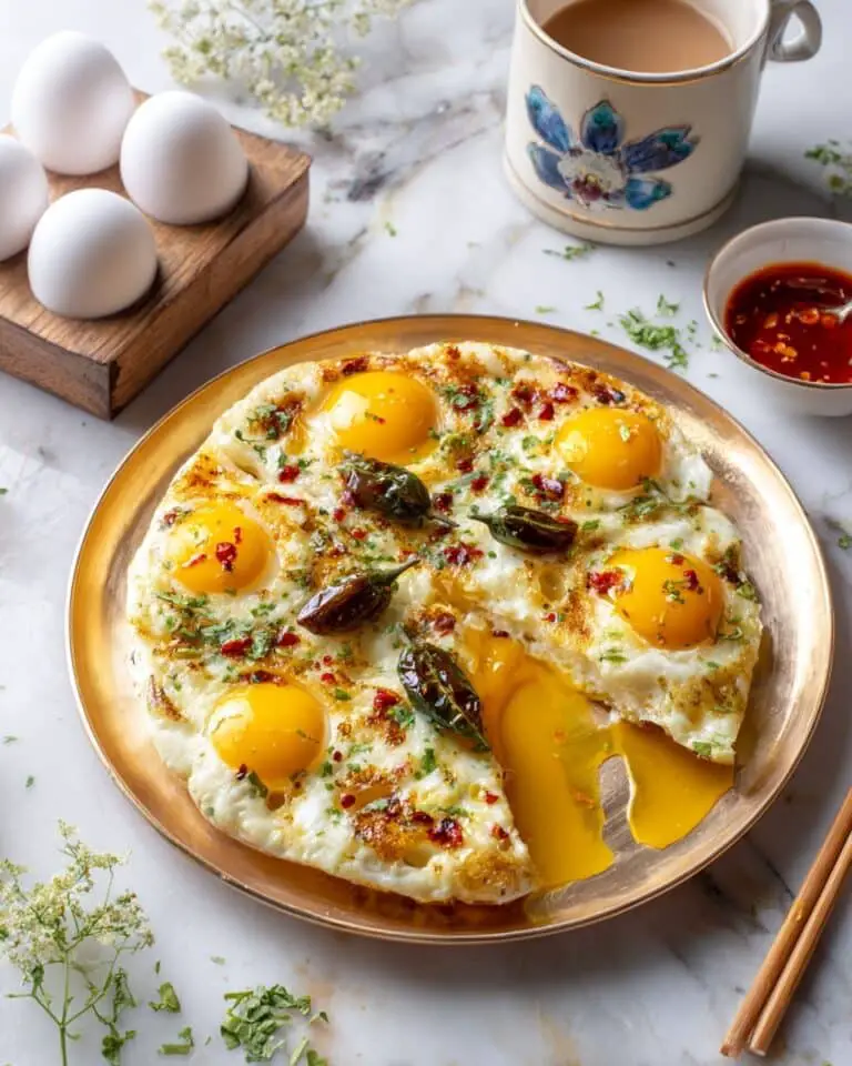Afghani Spiced Tomato Omelette Recipe