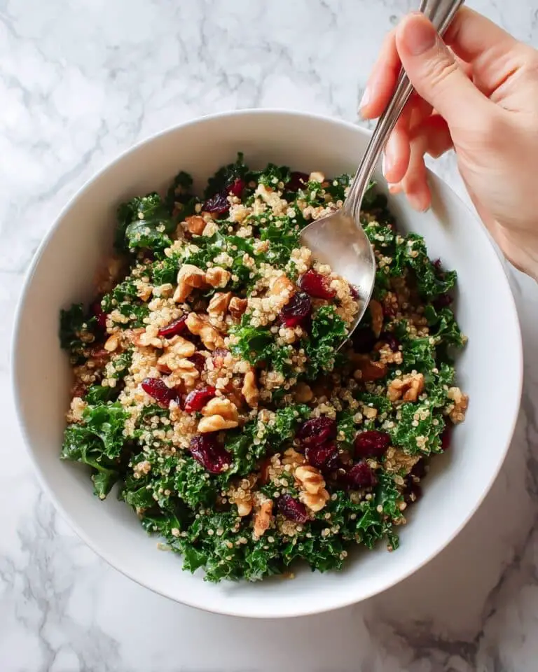 Cranberry Kale Quinoa Salad Recipe