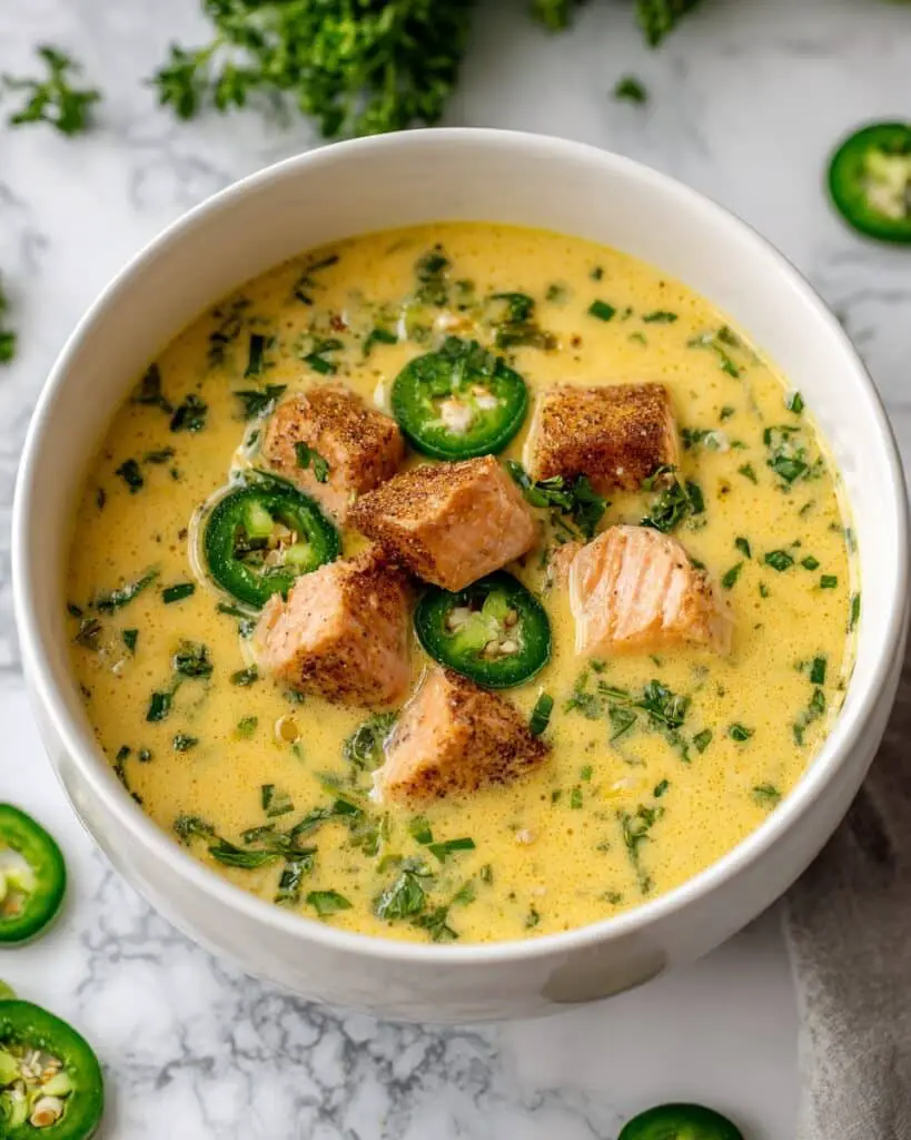Creamy Blackened Salmon Chowder Recipe