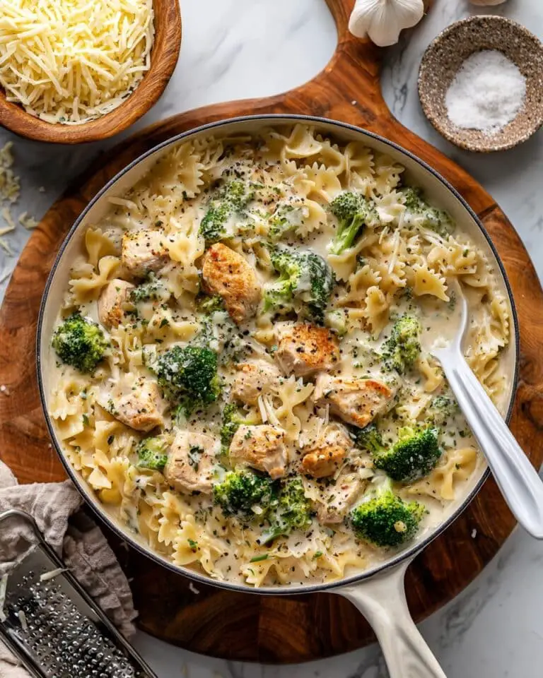 30-Minute Chicken Broccoli Alfredo Recipe