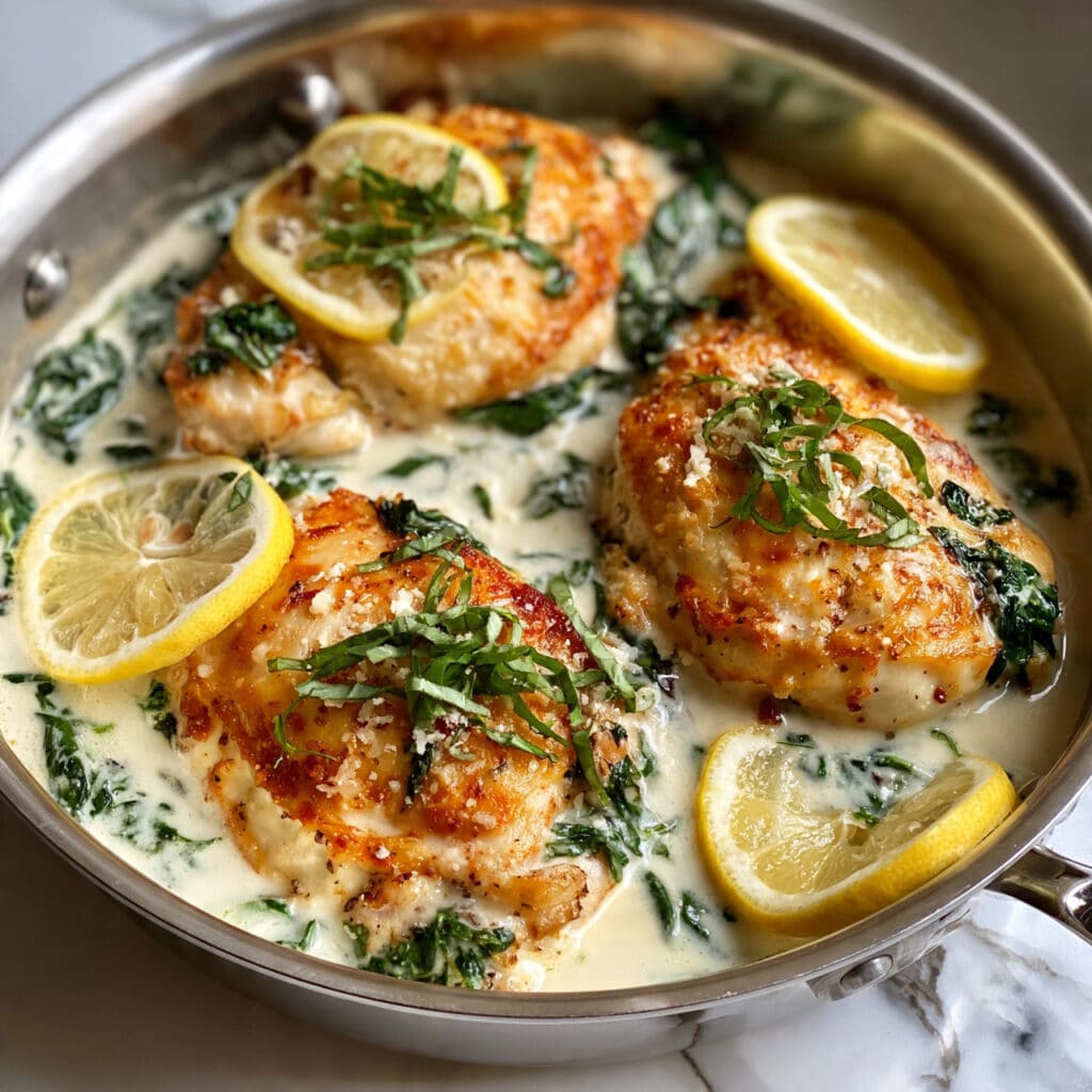 Creamy Lemon Chicken Recipe
