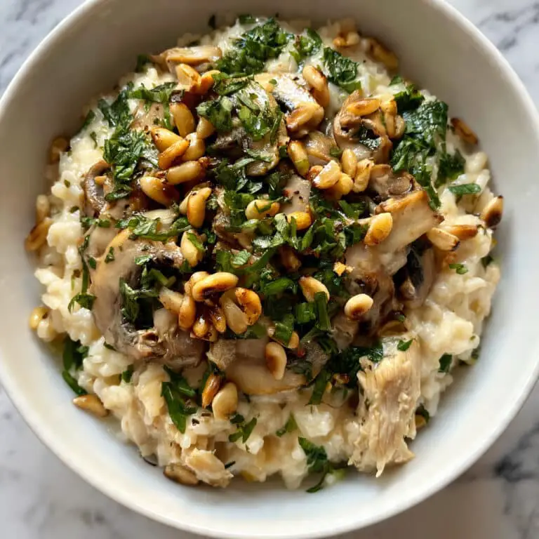 Creamy Chicken and Mushroom Risotto Recipe