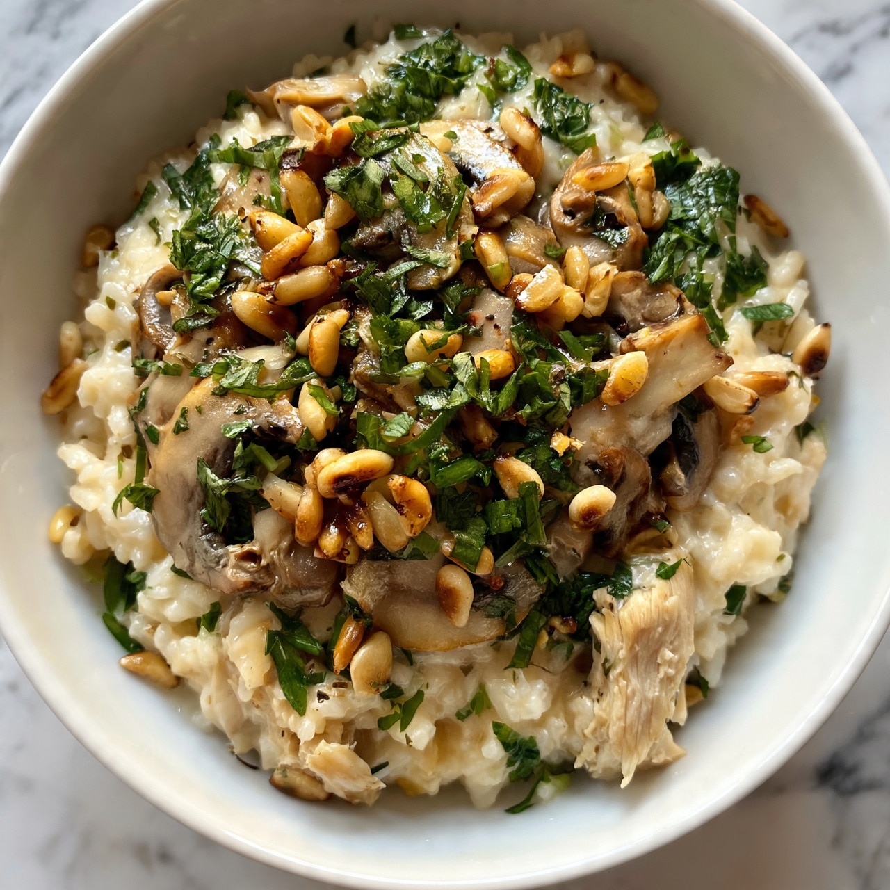 Creamy Chicken and Mushroom Risotto Recipe